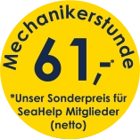 Mechanikerstunde 61, * *Unser Sonderpreis für  SeaHelp Mitglieder (netto)